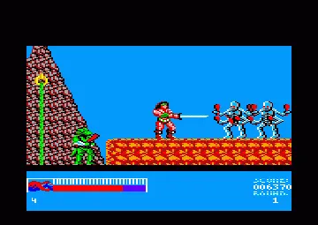 Rastan (UK) (2 faces) (1987) screen shot game playing